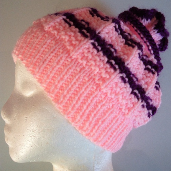 hand knitted hats and scarves